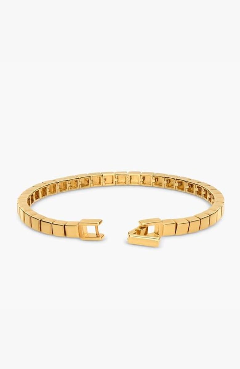 Oak & Luna Square Dot Bracelet in Gold Vermeil, Alternate, color, Gold Vermeil