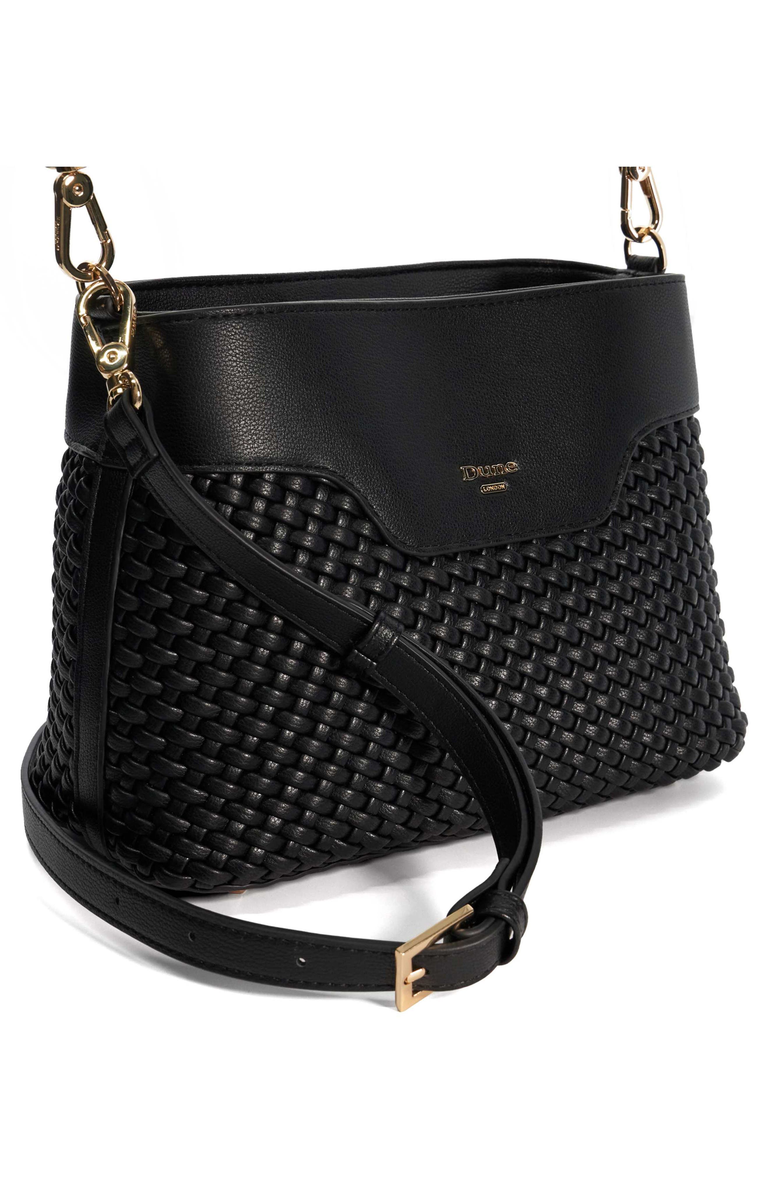 Dune London Dinidelphie Faux Leather Top Handle Bag, Alternate, color, 