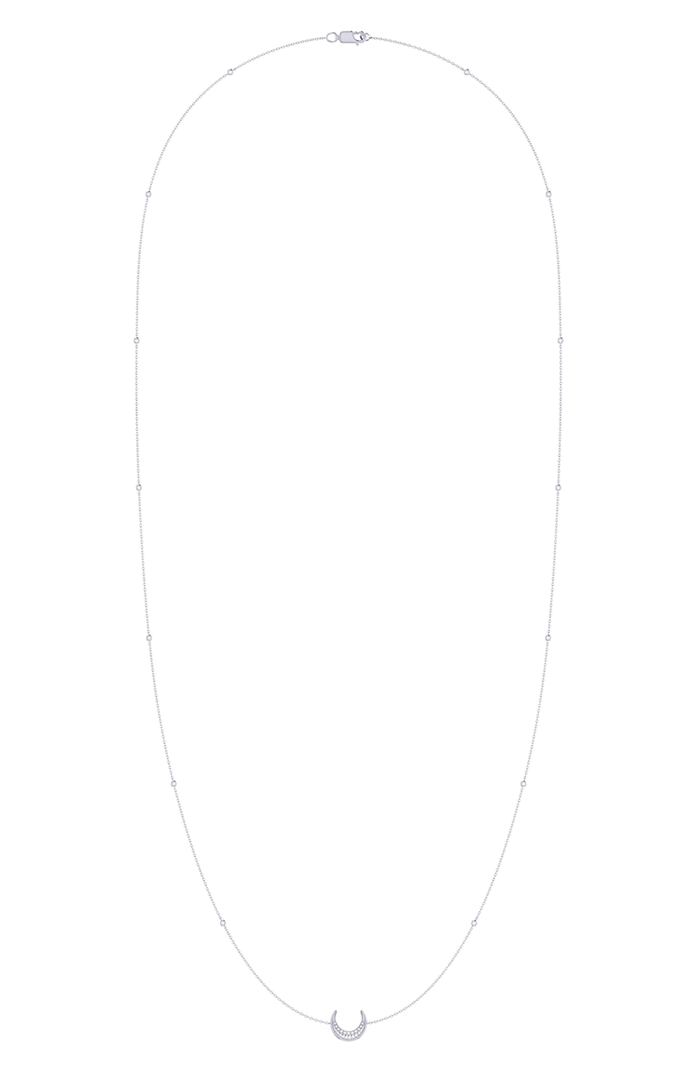 LuvMyJewelry Dreamer Midnight Diamond Pendant Necklace - 0.16ct.