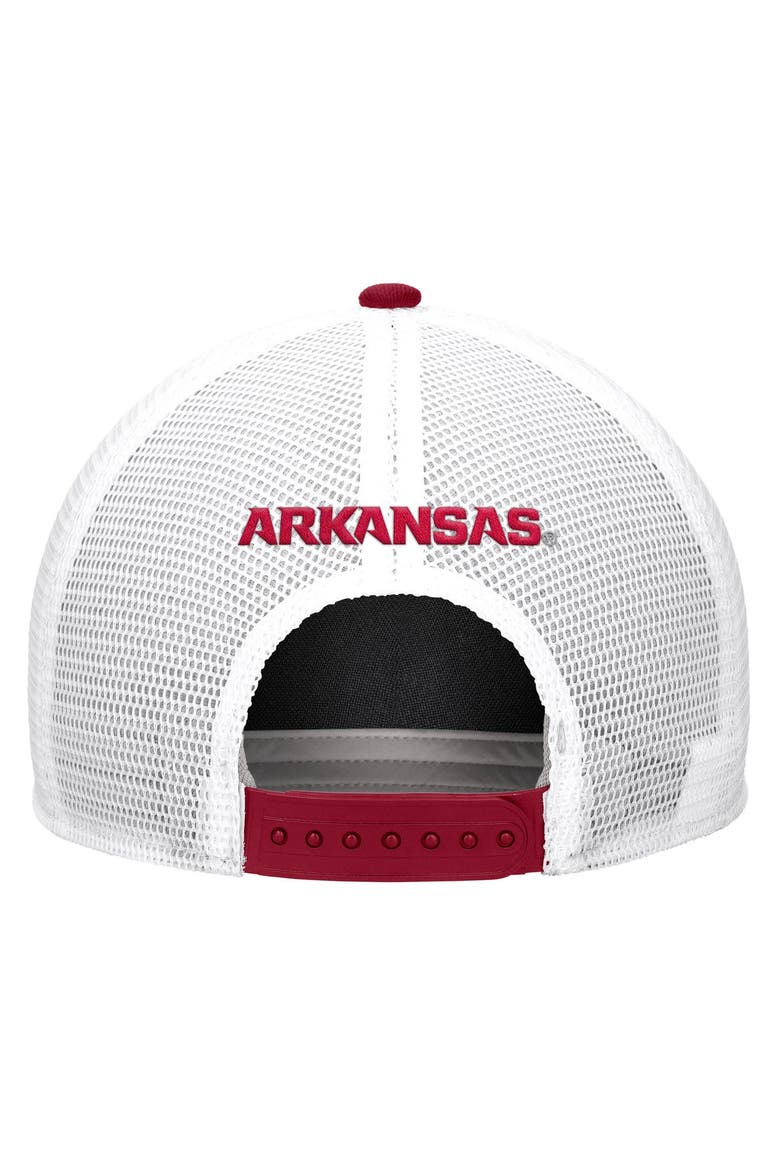 Men's Nike Cardinal Arkansas Razorbacks 2026 On-Field Rope Adjustable Trucker Hat, Alternate, color, Cardinal