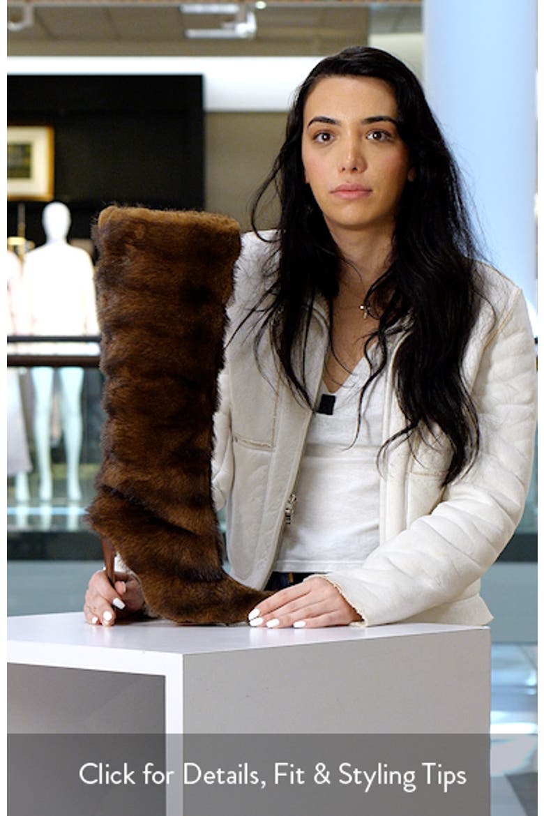 Conrad Faux Fur Stiletto Boot video