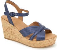 Gentle Souls Nomi Ankle Strap Platform Wedge Sandal