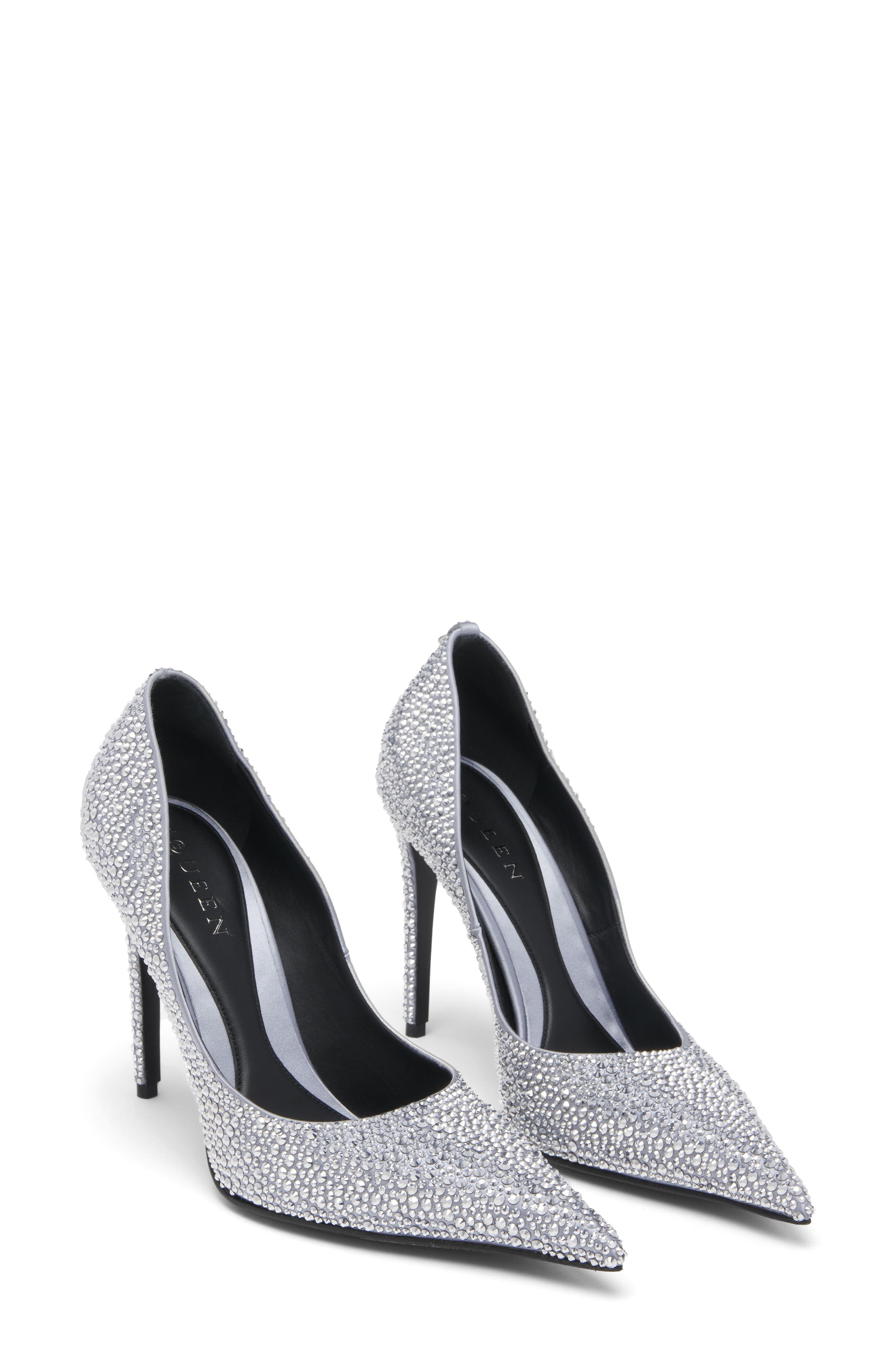McQueen Skull Pump, Main, color, Bitumen