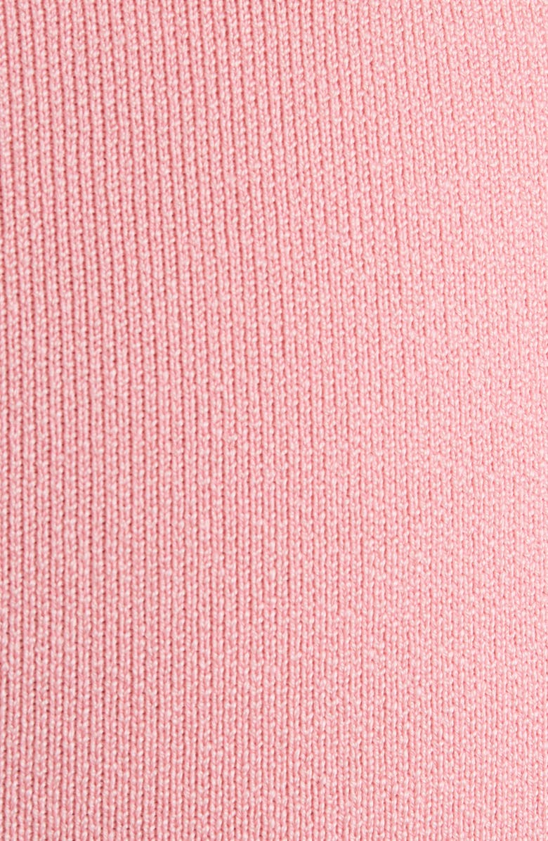 Jacquemus La Robe Maille Sera Strapless Midi Dress, Alternate, color, Light Pink