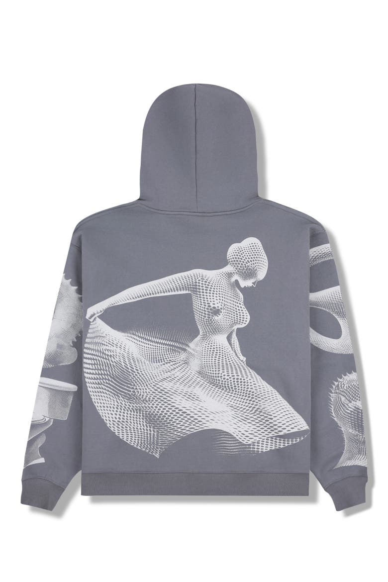 Dysfunction Graphic Hoodie, Alternate, color, GREY