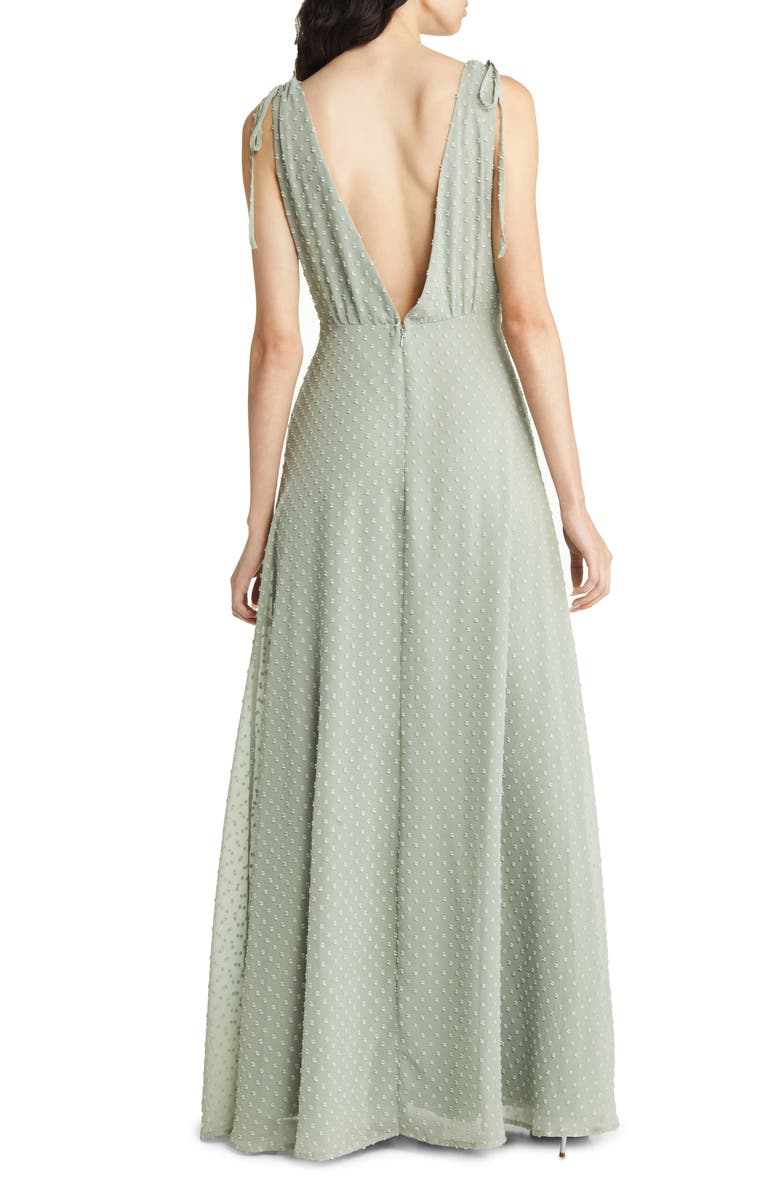 Lulus Romantic Possibilities Swiss Dot Maxi Dress, Alternate, color, 