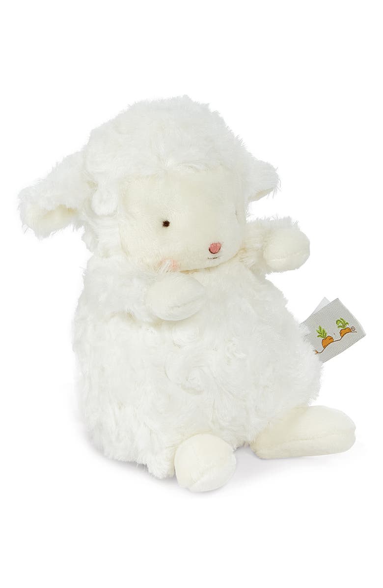 Bunnies by the Bay Wee Kiddo Plush Lamb, Alternate, color, White
