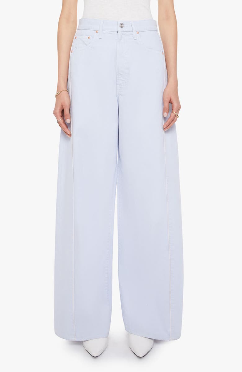 MOTHER The Pipe Dream Sneak Wide Leg Jeans, Main, color, Hit The Hay Xenon Blue