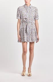 Derek Lam 10 Crosby Luma Leopard Shirtdress