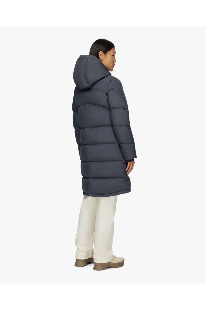 PIPER | Hooded Down Winter Jacket, Alternate, color, True Navy