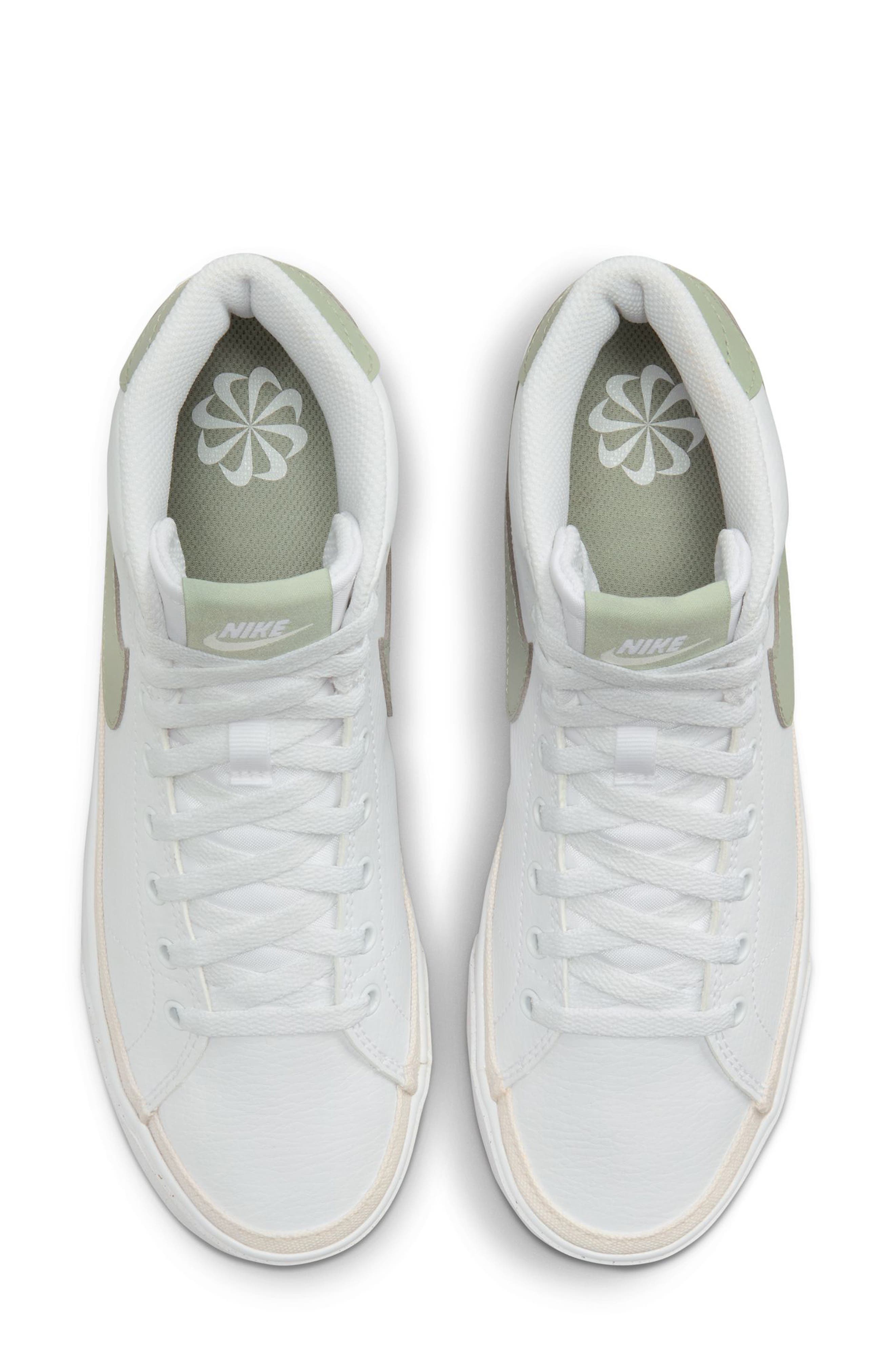 Court Legacy Mid Top Sneaker, Alternate, color, WHITE/ JADE/ PHANTOM