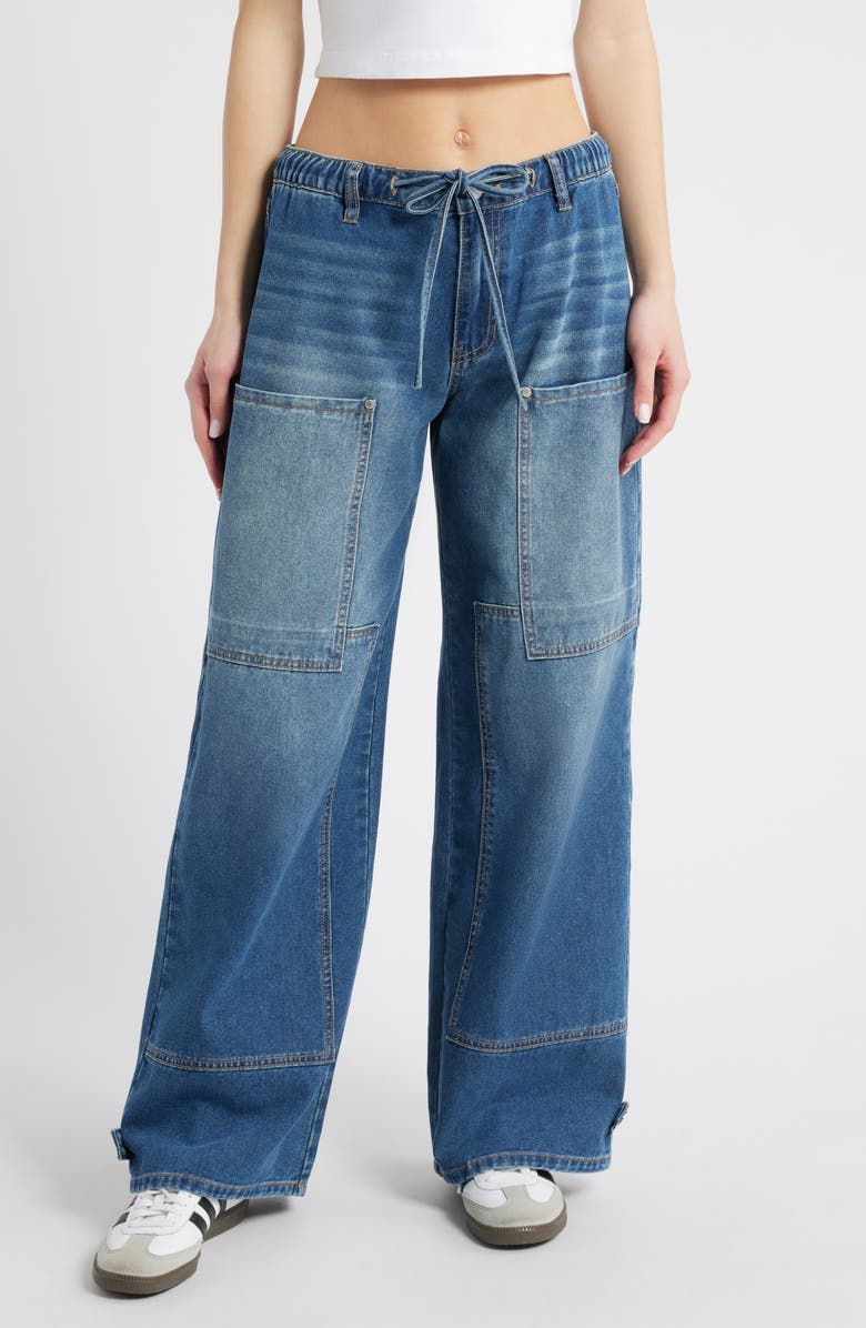 PTCL Sophia High Waist Wide Leg Jeans, Main, color, 