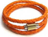 Liza Schwartz Leather Wrap Bracelet