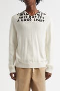 MM6 Maison Margiela Virgin Wool Blend V-Neck Sweater