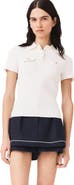 maje Short-sleeved polo with pockets