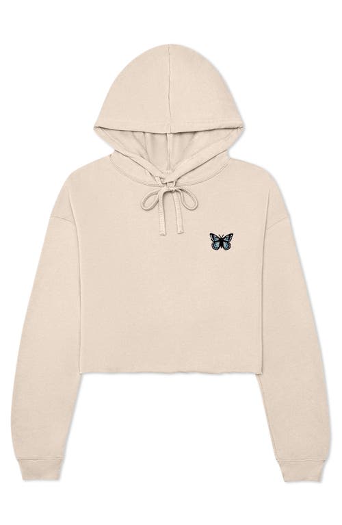 DALIX DALIX BUTTERFLY CROPPED HOODIE 