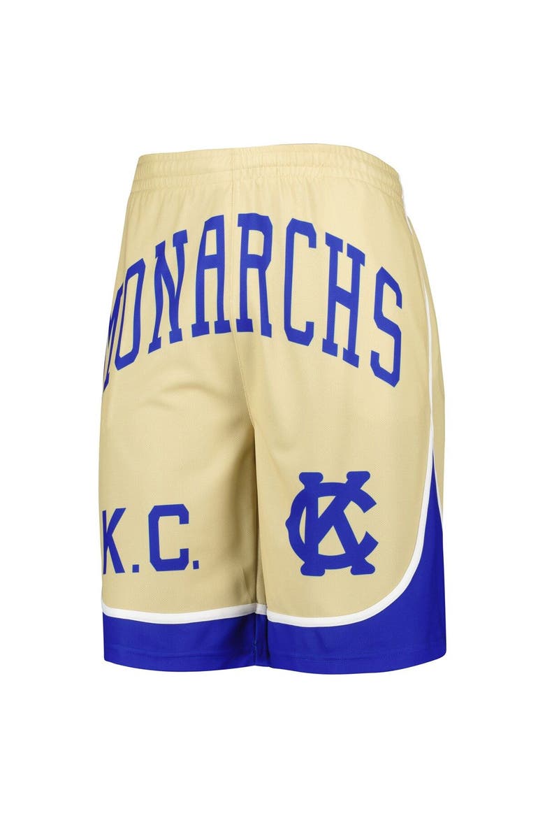 Men's Stitches Cream Kansas City Monarchs Shorts, Alternate, color, Cream