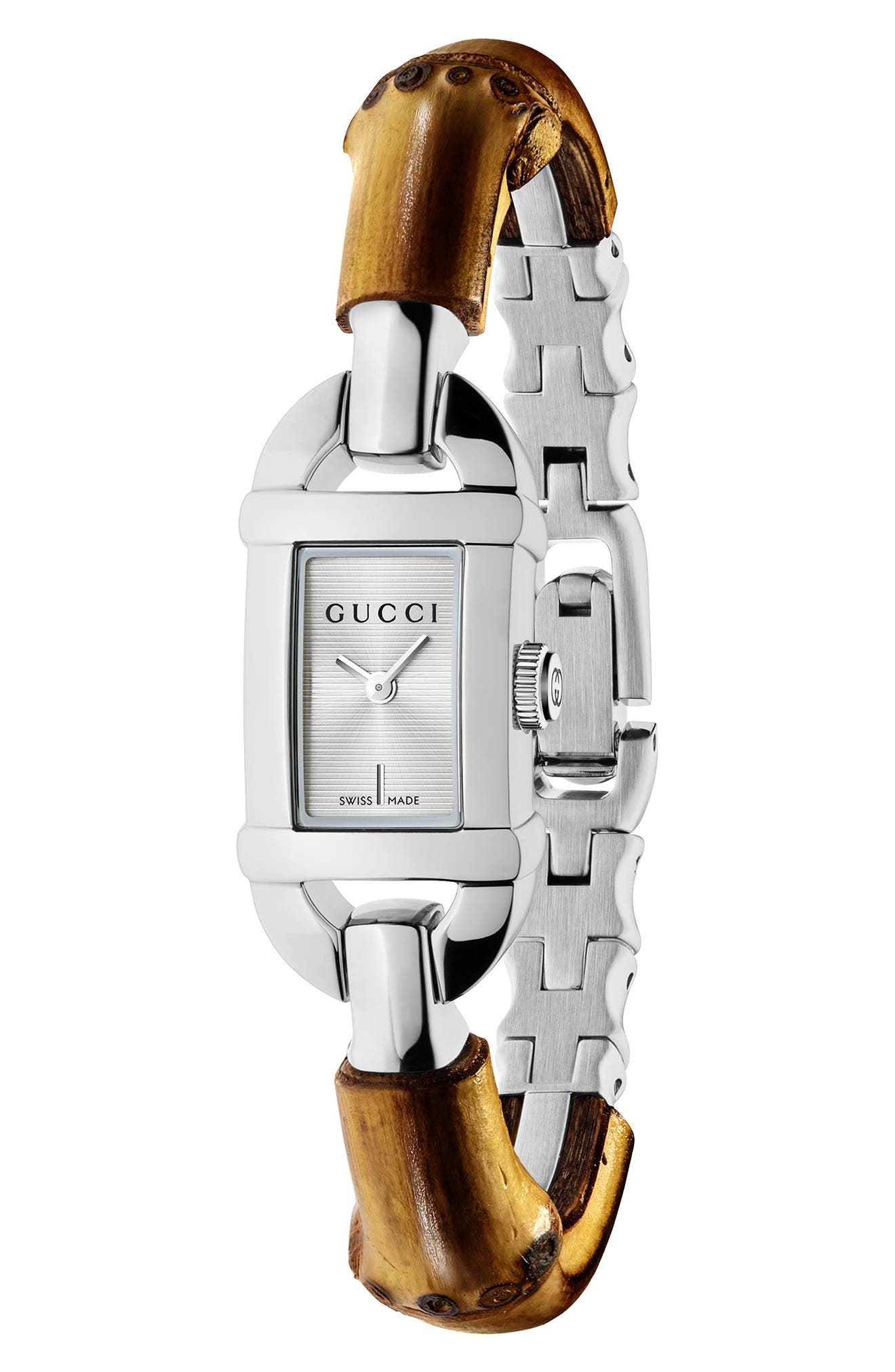 Gucci Bamboo Bracelet Watch, 12mm x 34mm (Women) | Nordstrom