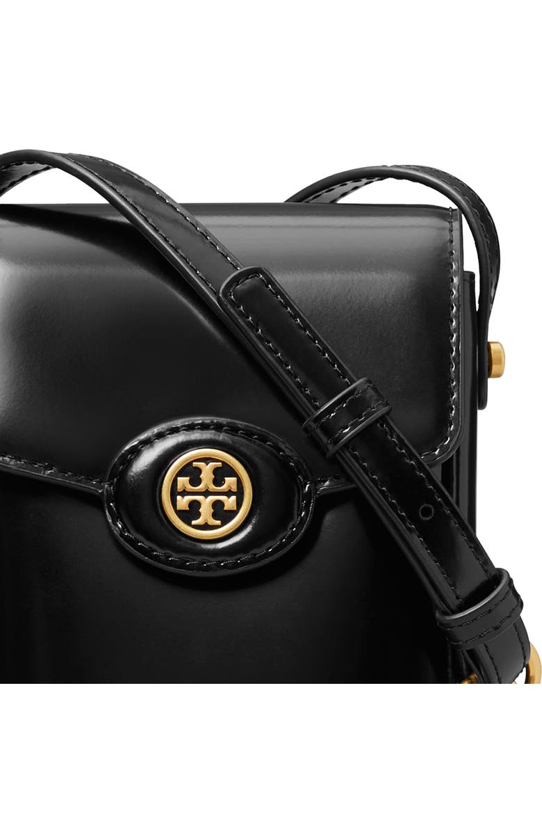 Tory Burch Robinson Spazzolato Leather Phone Crossbody Bag, Alternate, color,