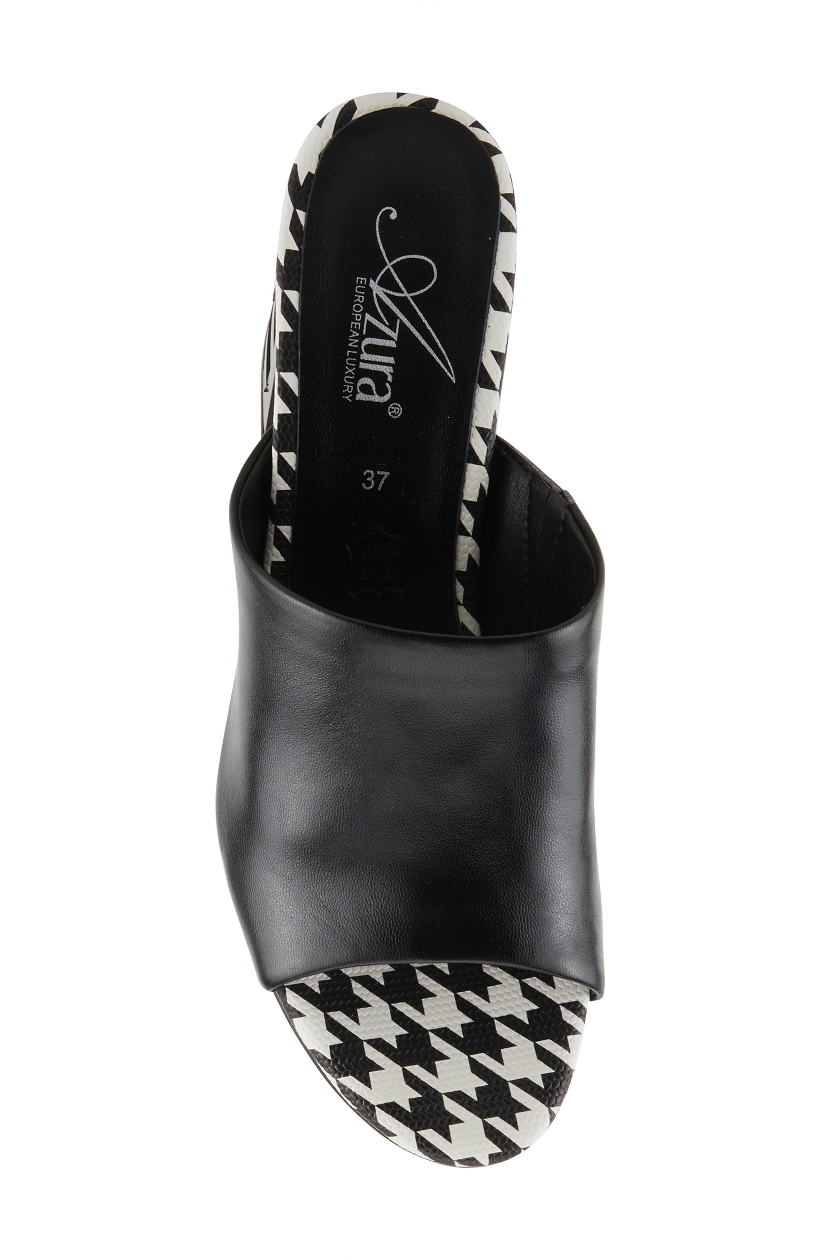 AZURA BY SPRING STEP Sculptor Slide Sandal, Alternate, color, Black