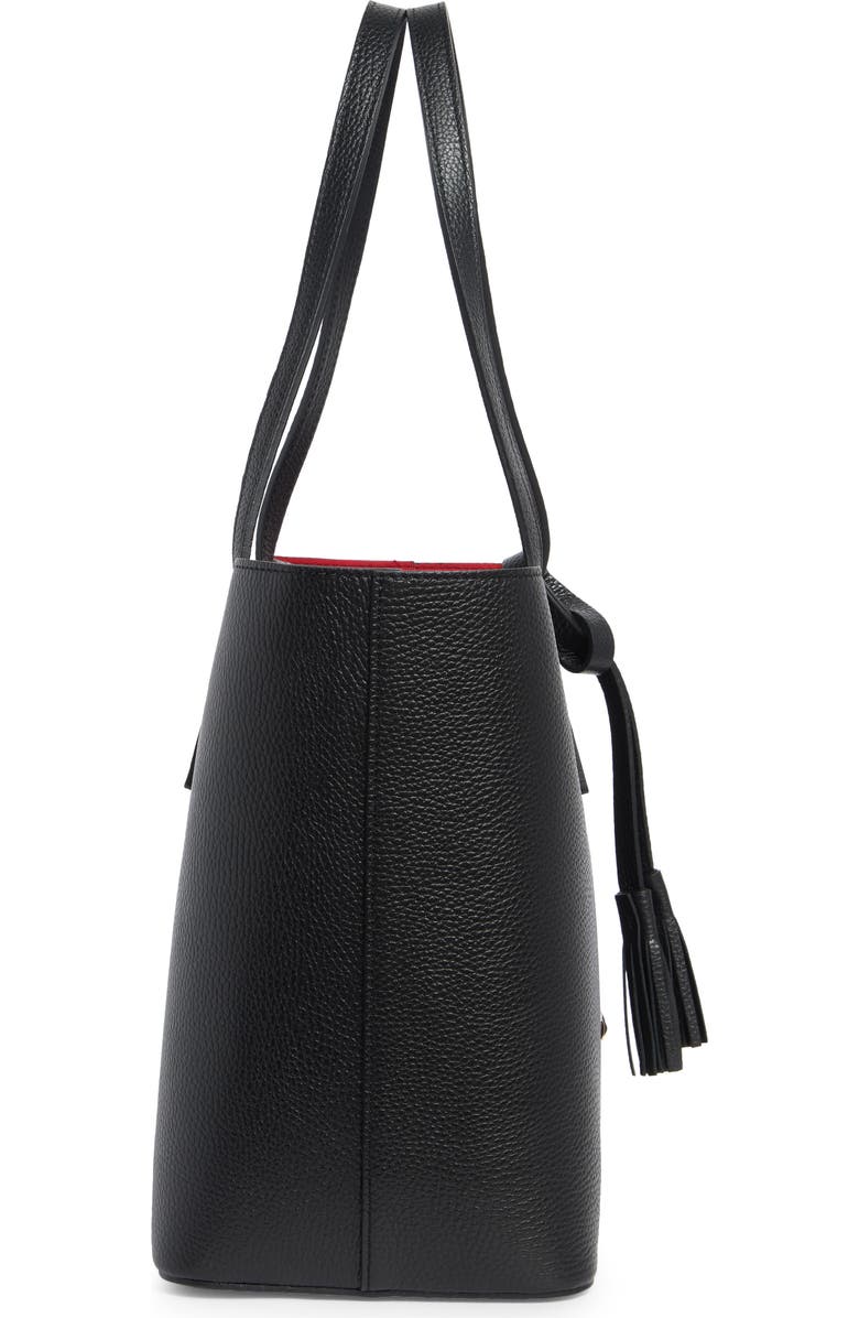 VALENTINO BY MARIO VALENTINO Soho Medallion Leather Tote, Alternate, color, Black