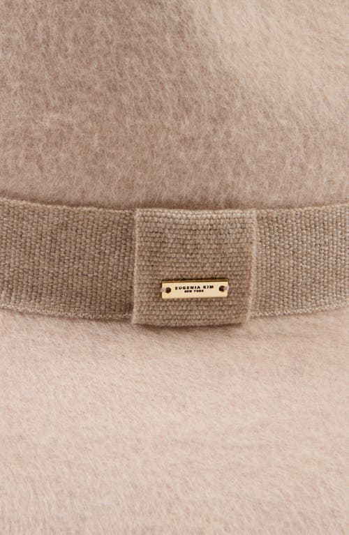 Eugenia Kim Emmanuelle Wool Felt Fedora In Brown