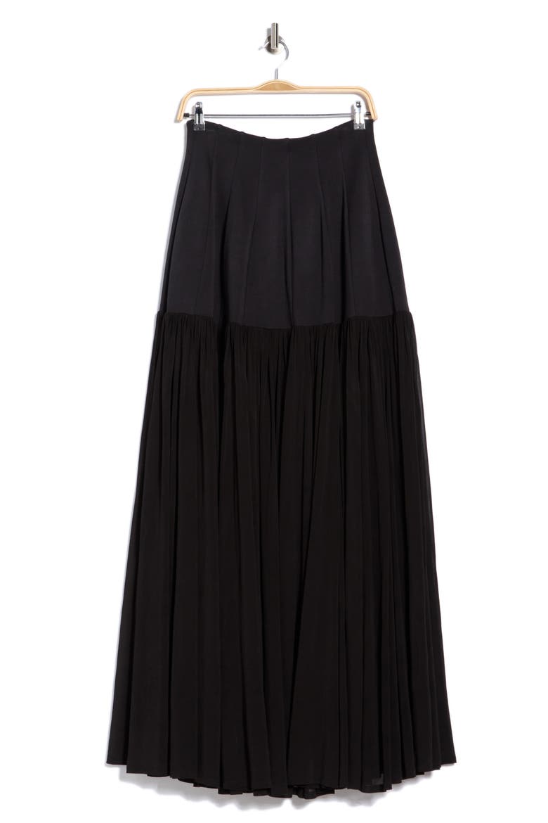 Saryn Midi Skirt, Main, color, BLACK
