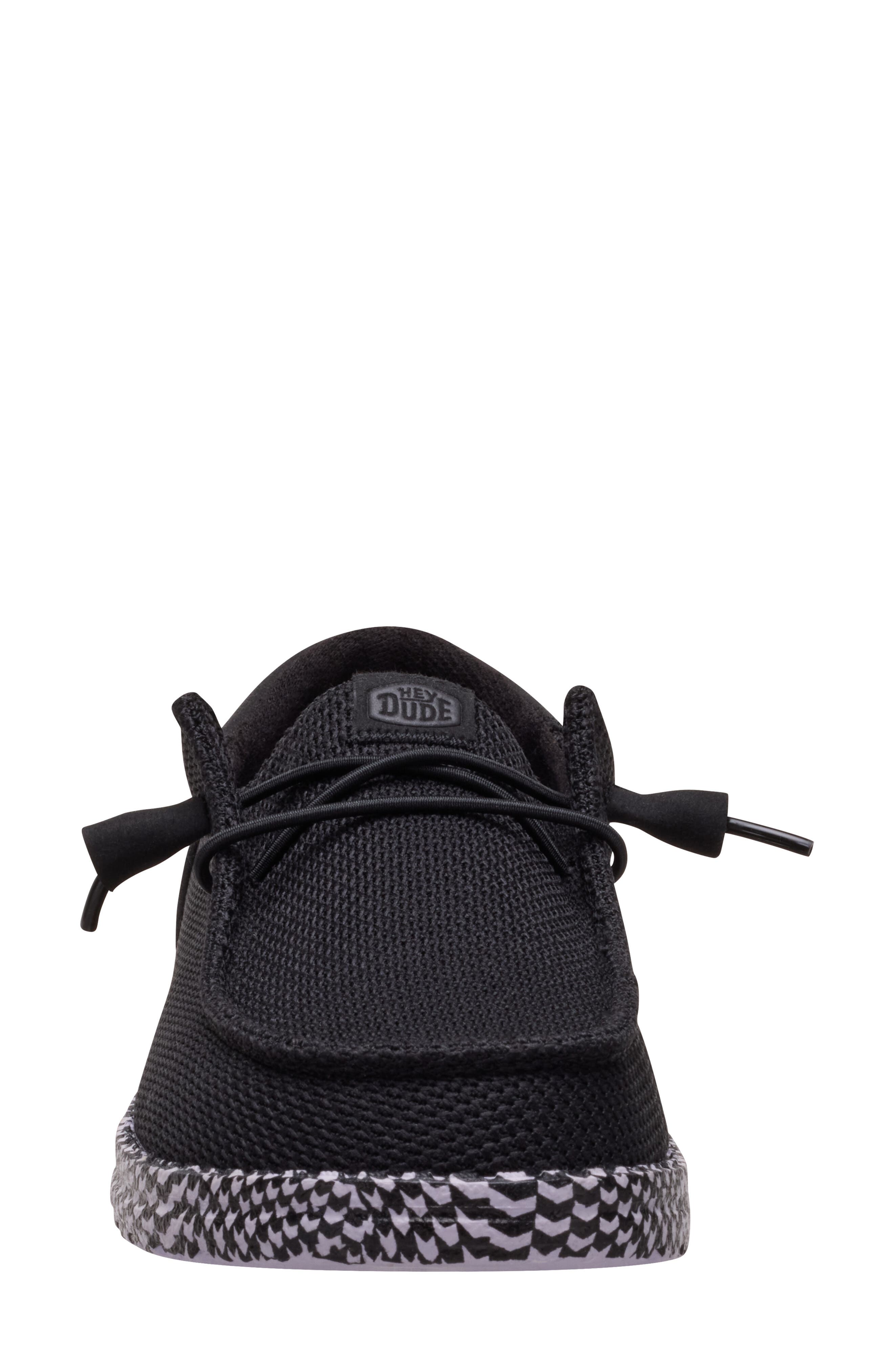 Hey Dude Wendy Funk Warped Geo Sneaker, Alternate, color, Black