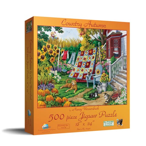Country Autumn 500 piece Jigsaw Puzzle for Adults