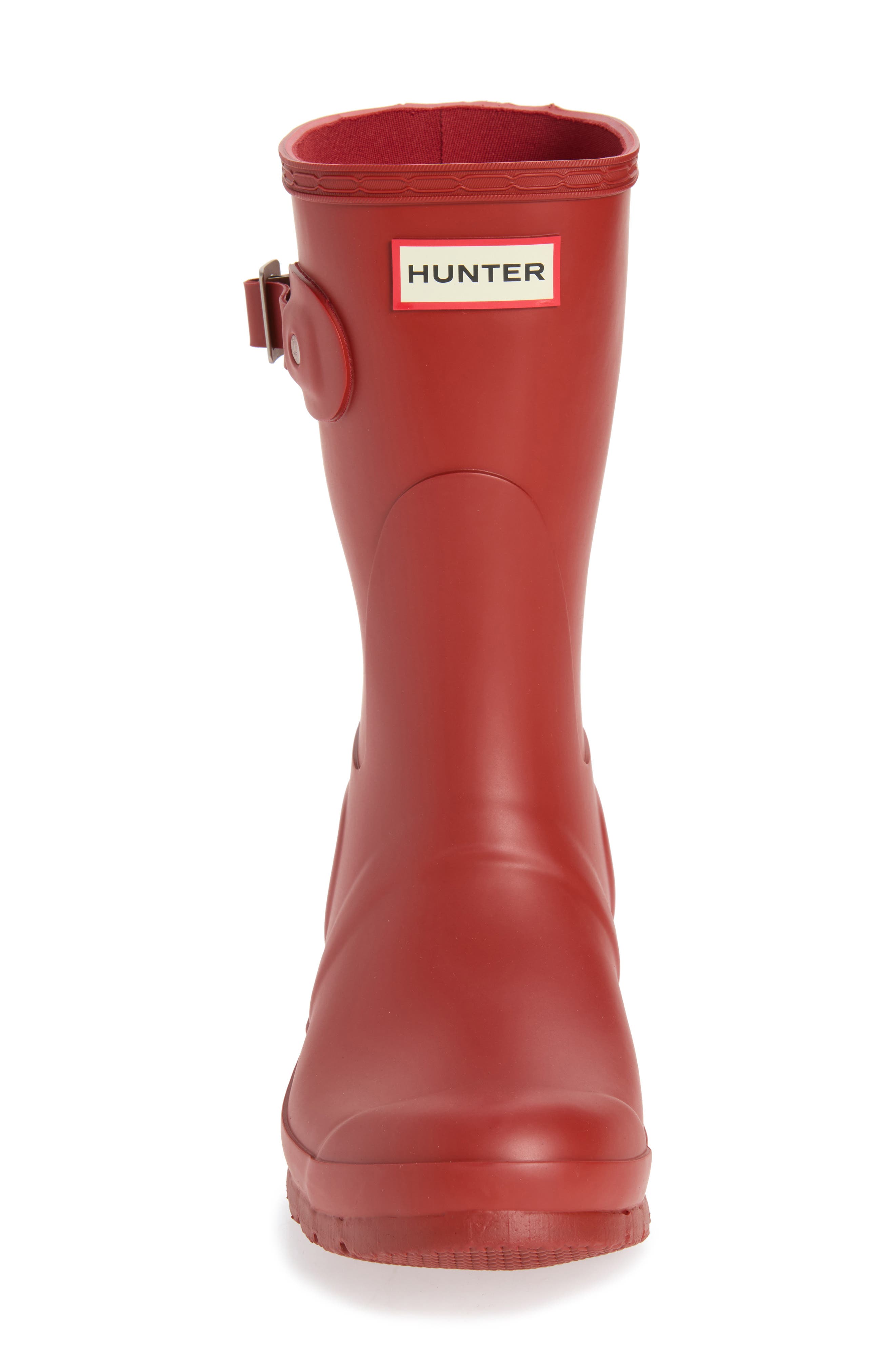 Short Rain Boot, Alternate, color, RED