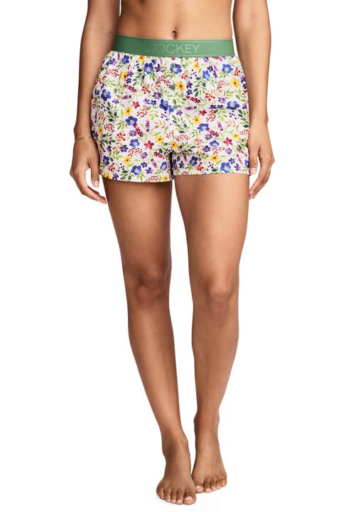 Women's 100% Cotton Poplin Boxer Short