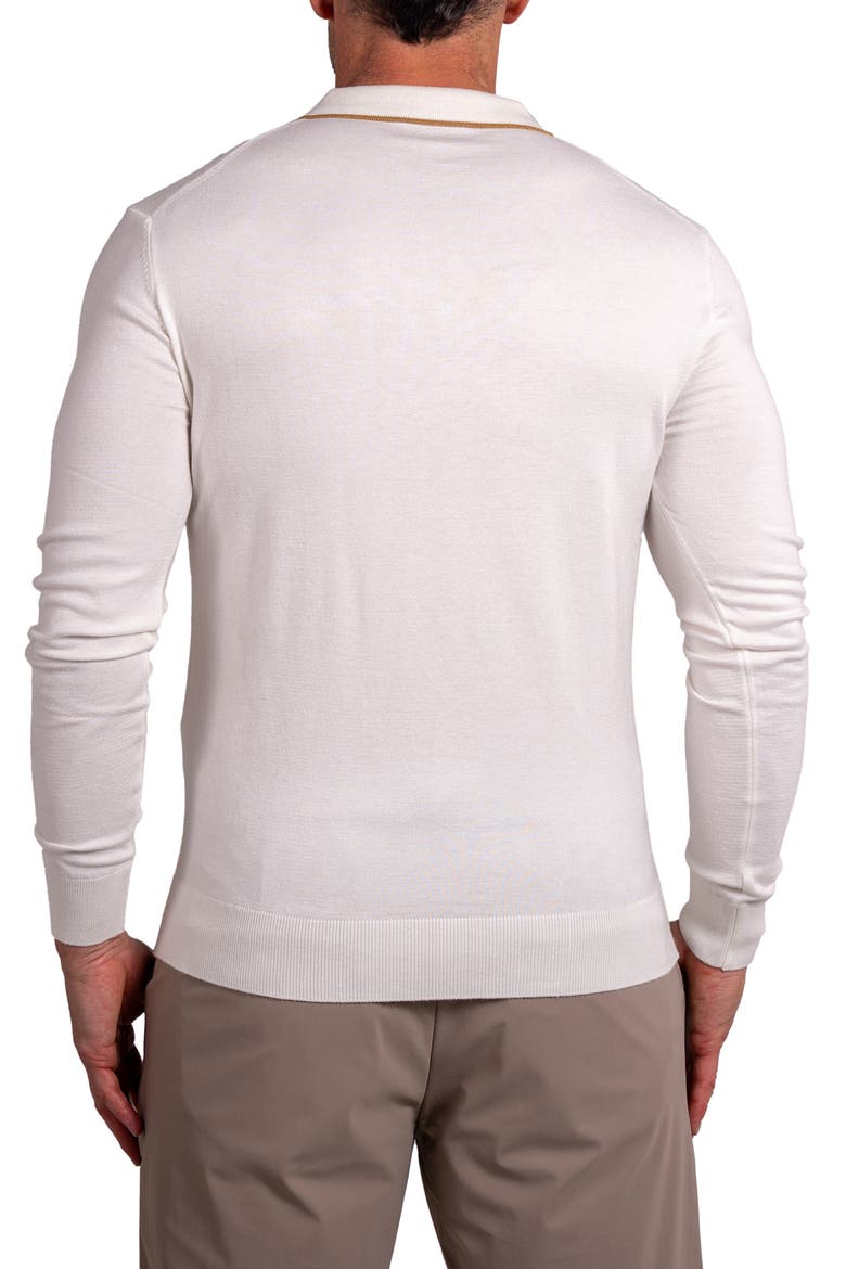 Knitted Passion Quarter Zip Sweater, Alternate, color, WHITE