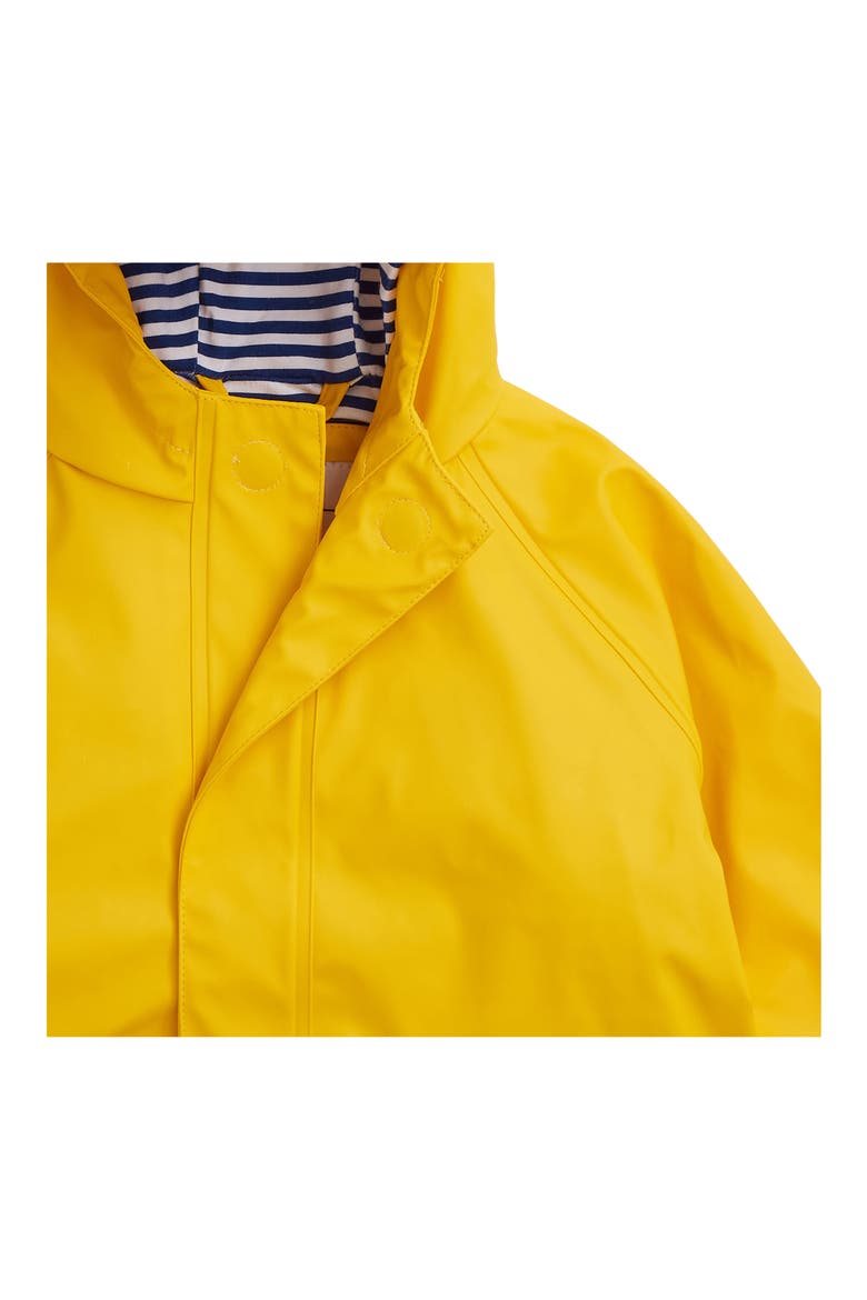 Hooded Citrus Raincoat, Alternate, color, YELLOW