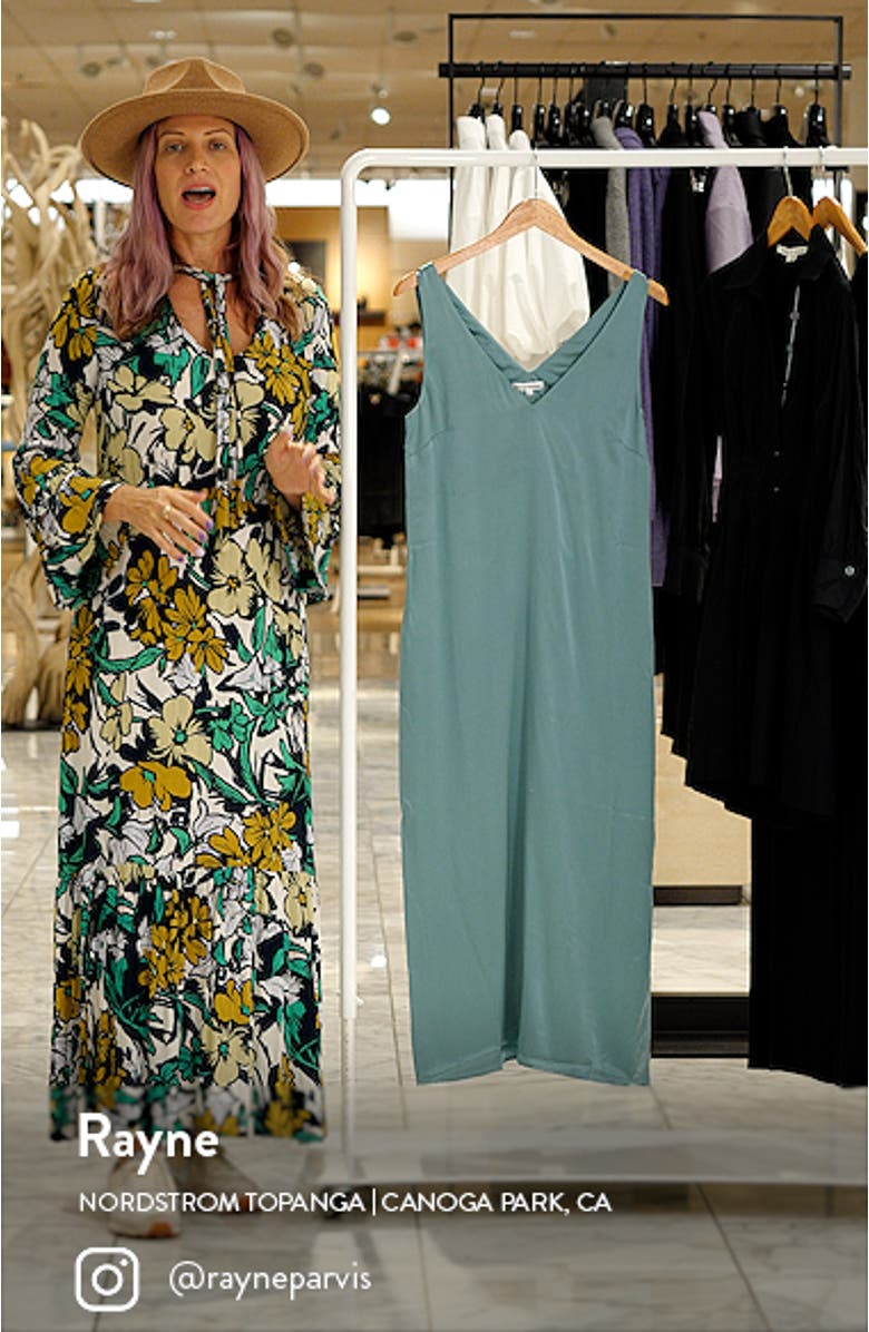 Lian Silk Maxi Dress, sales video thumbnail