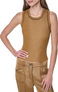 DKNY Contrast Stitch Tank