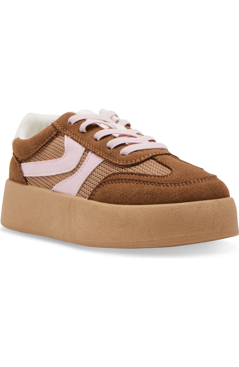 Steve Madden Kids' Jjersey Platform Sneaker, Main, color, Mocha