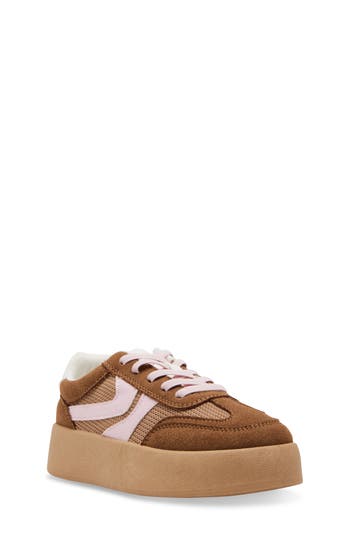 STEVE MADDEN STEVE MADDEN KIDS' JJERSEY PLATFORM SNEAKER 