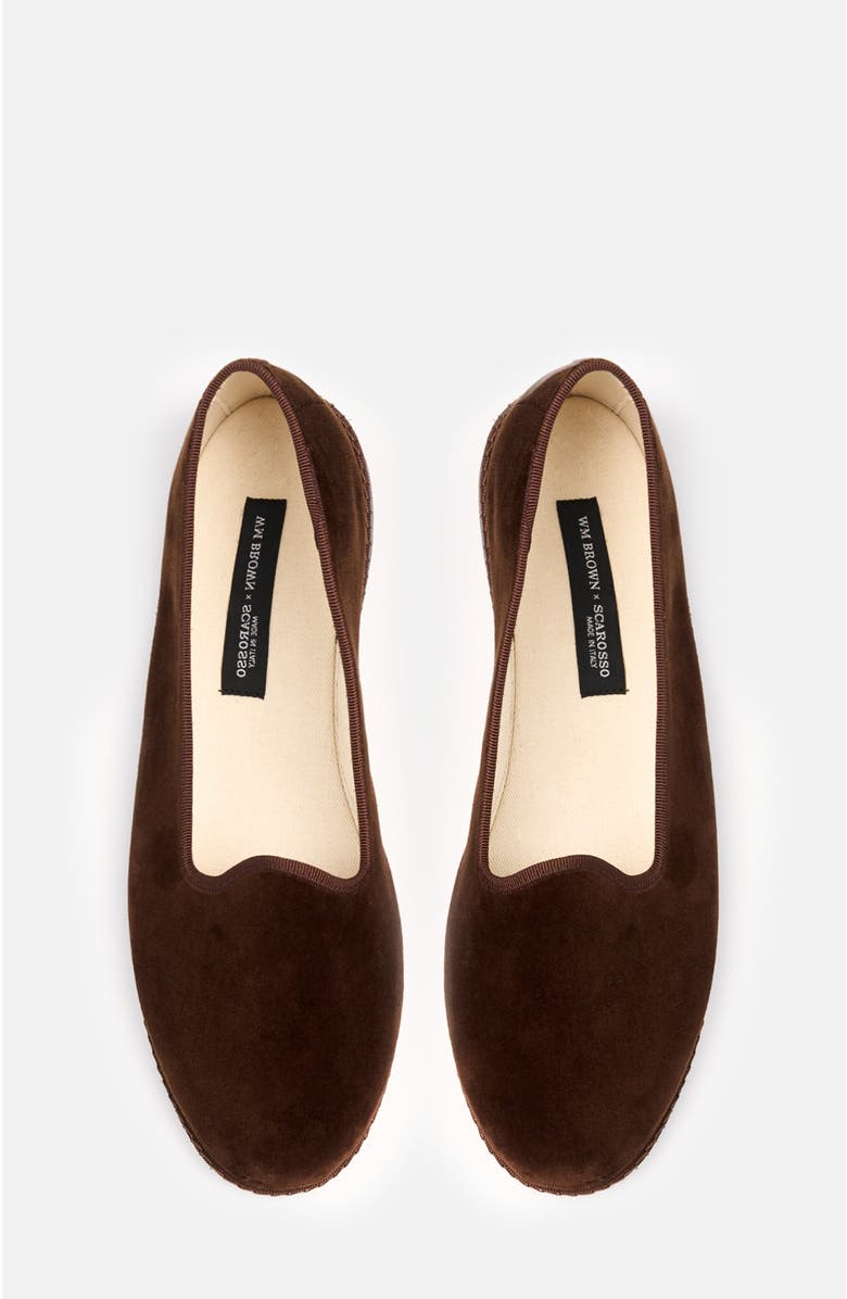 SCAROSSO Williamiv Slippers, Alternate, color, Brown - Velvet