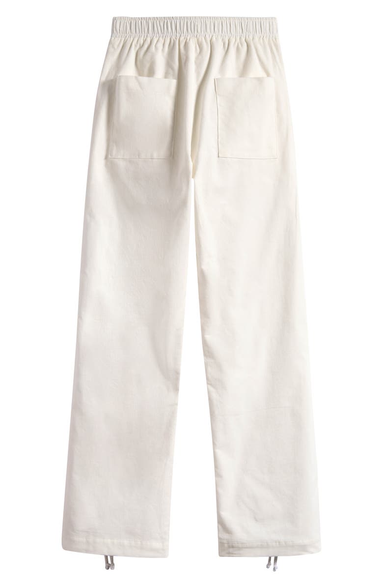 TENLY Kids' Ruched Corduroy Utility Pants, Alternate, color, Ecru
