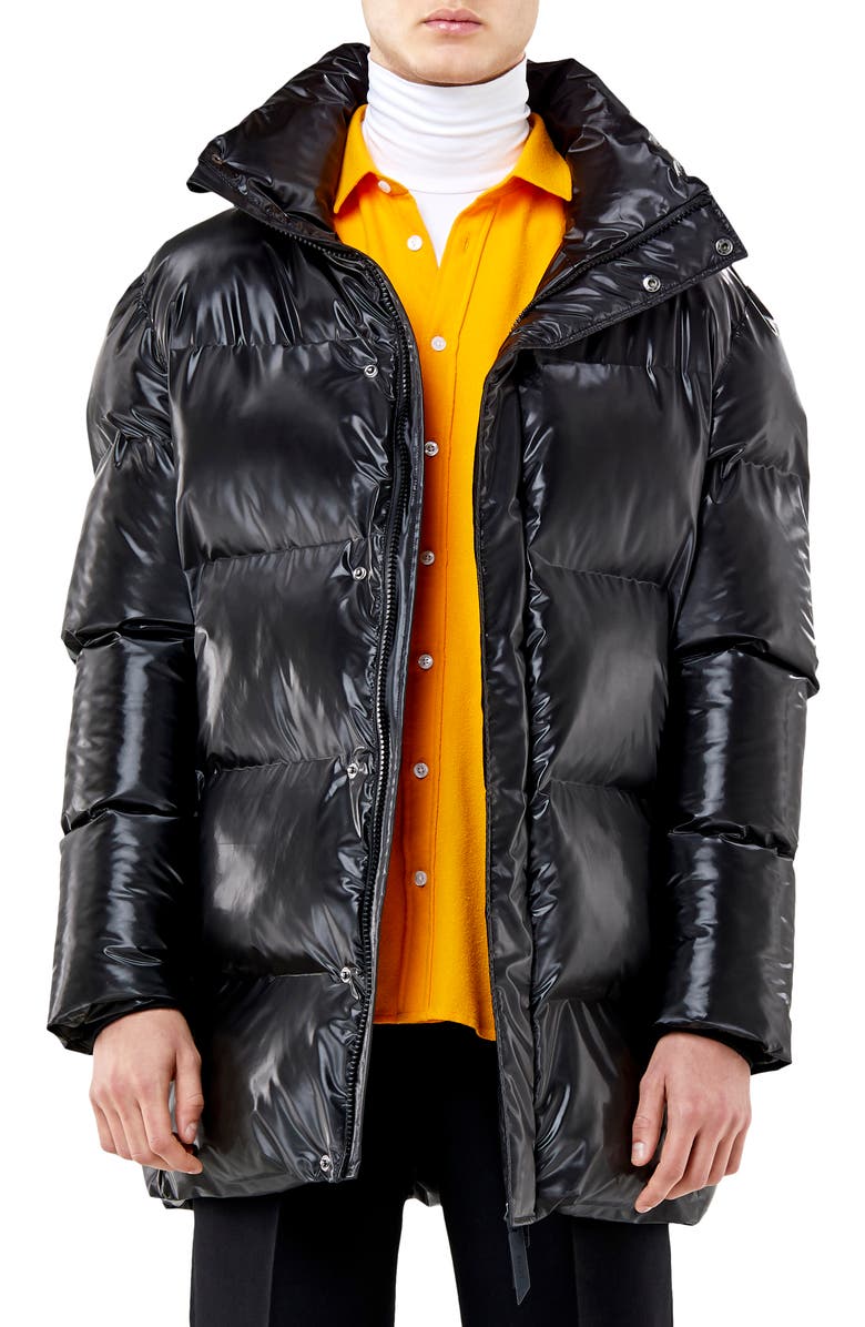 Rains Waterproof Puffer Coat, Main, color, 