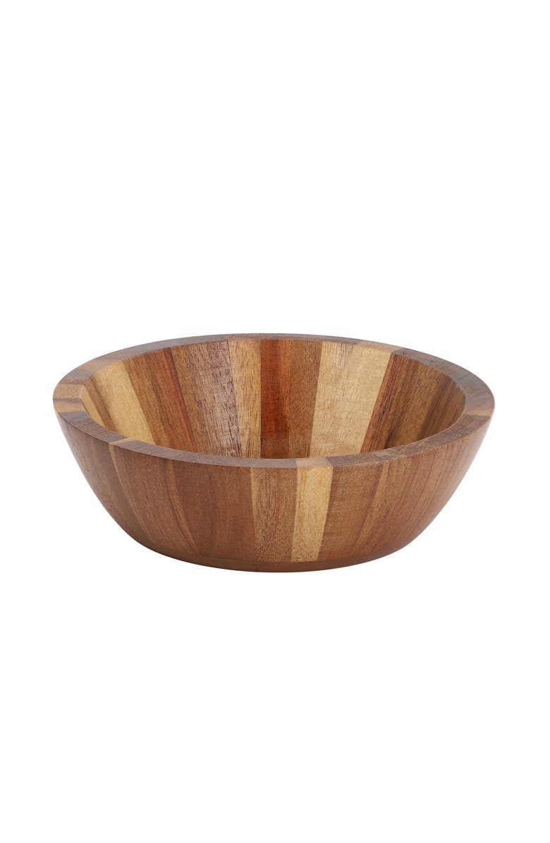 Megachef 4 Piece Acacia Wood 7 Inch Bowl Set, Alternate, color, Acacia