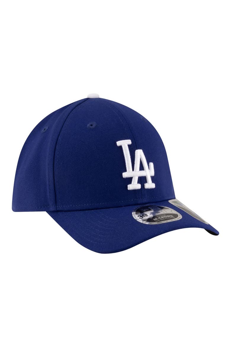 Men's New Era  Royal Los Angeles Dodgers Player Replica 39THIRTY M-Crown Flex Hat, Alternate, color, Royal