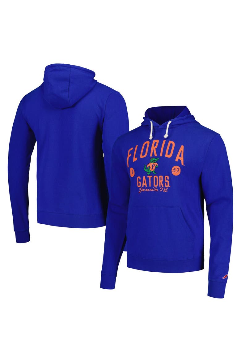 Men's League Collegiate Wear  Royal Florida Gators Bendy Arch Essential Pullover Hoodie, Main, color, Royal