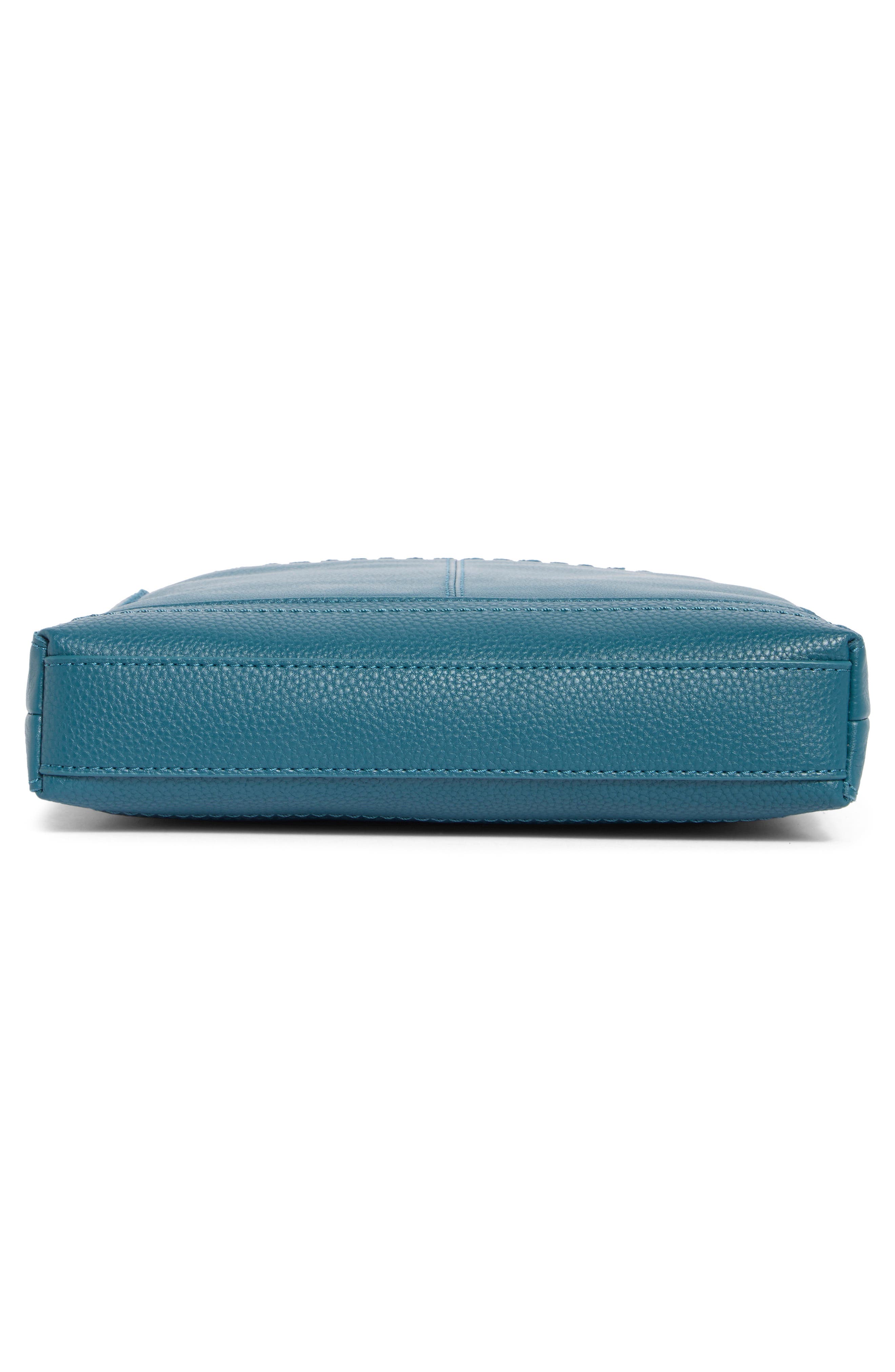 Lucia Leather Crossbody Bag, Alternate, color, DEEP TEAL