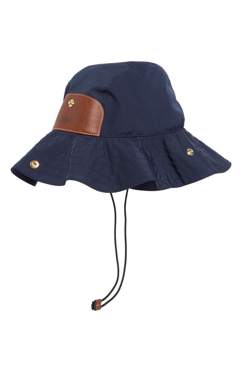 Longchamp Packable Wide Brim Hat, Main, color, 