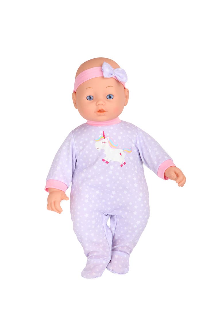 16 Inch Baby Doll Traveling Set in Blue, Alternate, color, Multicolored