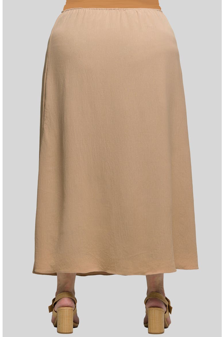 Pull-On Maxi Skirt, Alternate, color, BEIGE