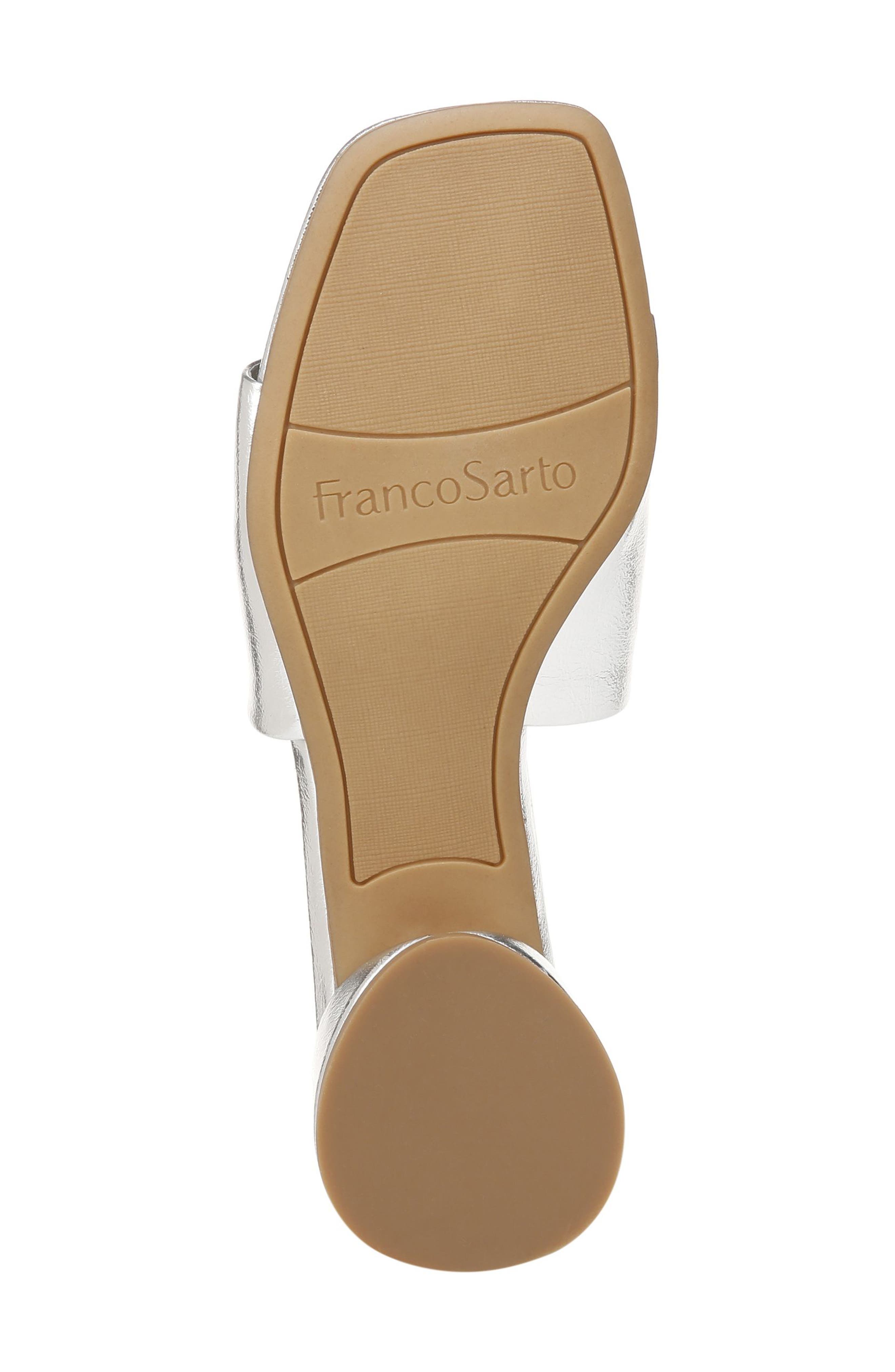 Franco Sarto Loran Sandal, Alternate, color, Silver