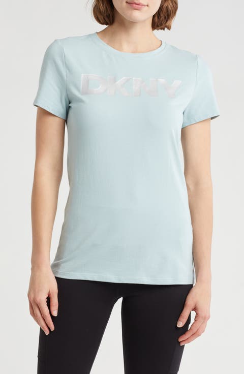 Exploded Foil Logo Stretch Cotton Graphic T-Shirt