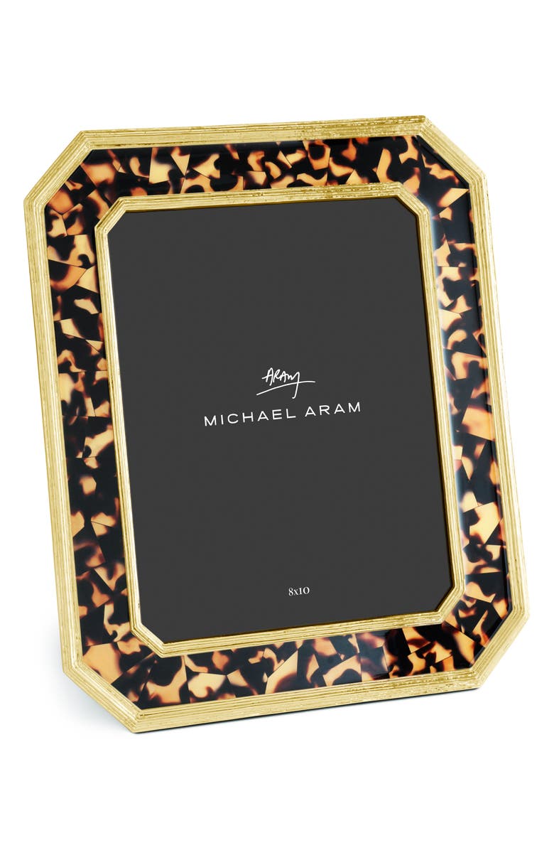 Michael Aram Tortoise Geometric Picture Frame, Alternate, color, Gold/ Brown